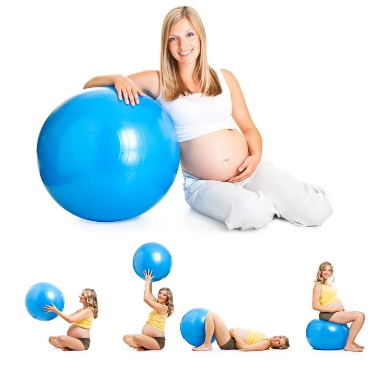 PVC Yoga Ball Fitness Ball Pilates Ball Thickened Explosion-Proof Yoga Ball Massage