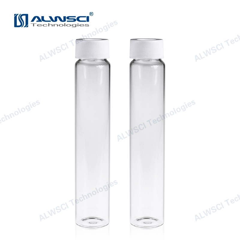 Alwsci 40ml EPA VOA Phiole-und Schutzkappen-Installationssatz