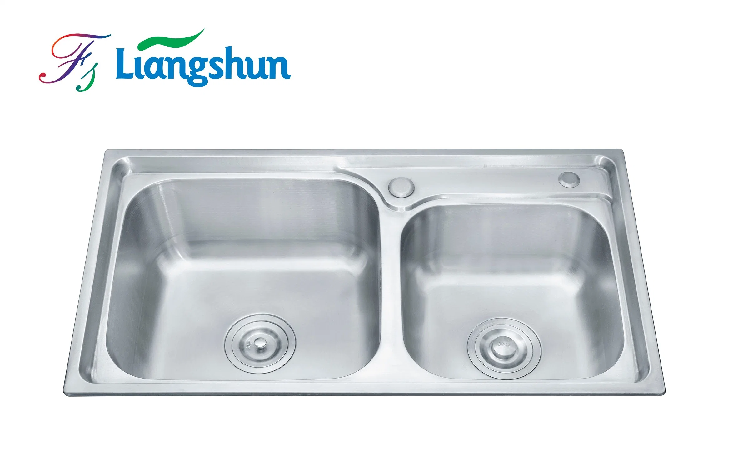 CE One Liangshun Carton 780*430mm Ceramic Kitchen Stainless Steel Sink