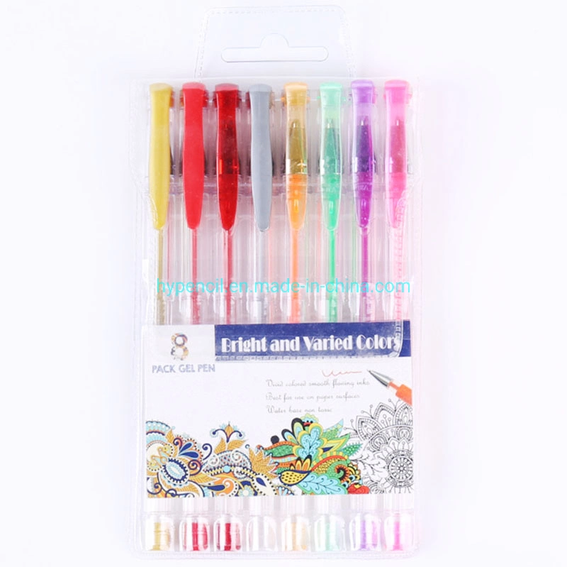 Office School Stationery Art Supplies 5PCS Gel Pen with Grip