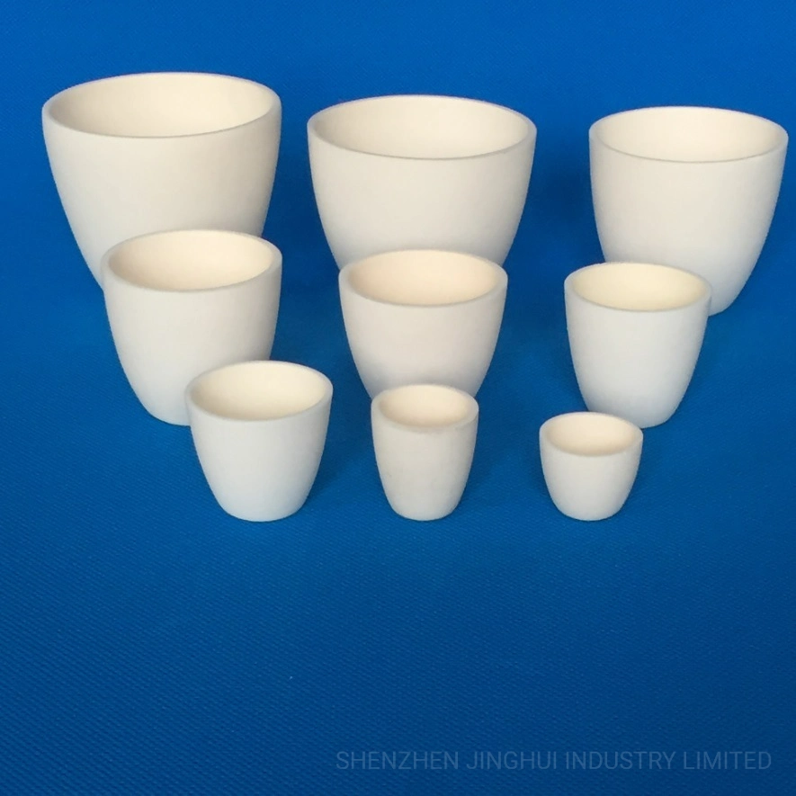 Lab Use Refractory High Purity Ceramic Alumina Crucible