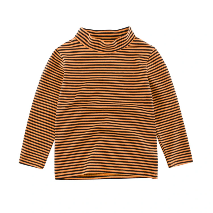 Chlidrens Striped Bottoming Shirt Baby Clothing