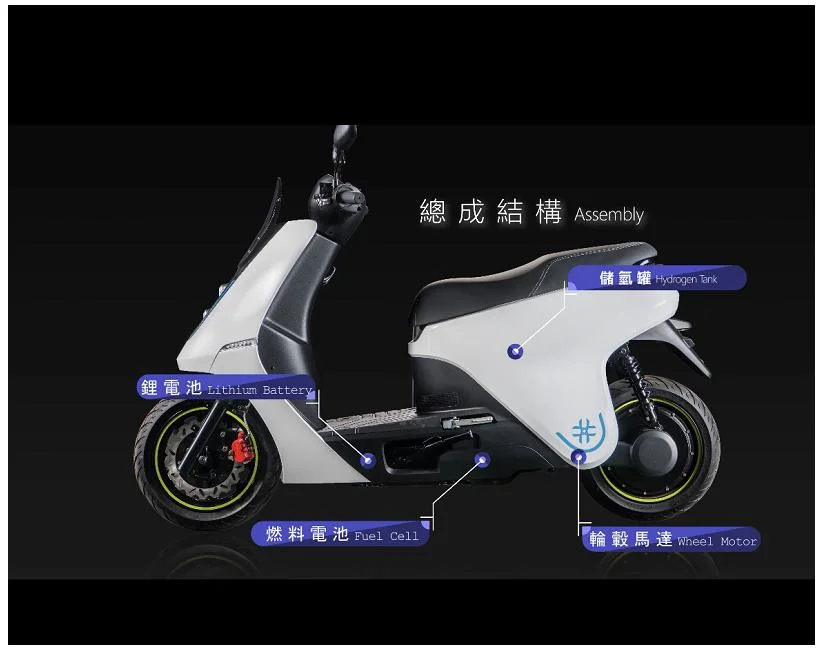 Hydrogen Fuel Cell Motorcycle New Energy 1.5kw Fuel Cell Power Supply Generator