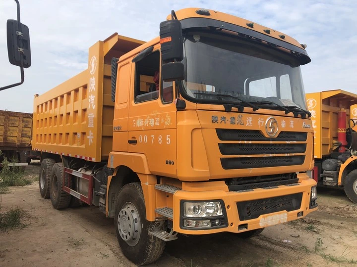 La Chine Shacman 400HP 6X4 utilisé de seconde main bon marché de la vente de camion à benne