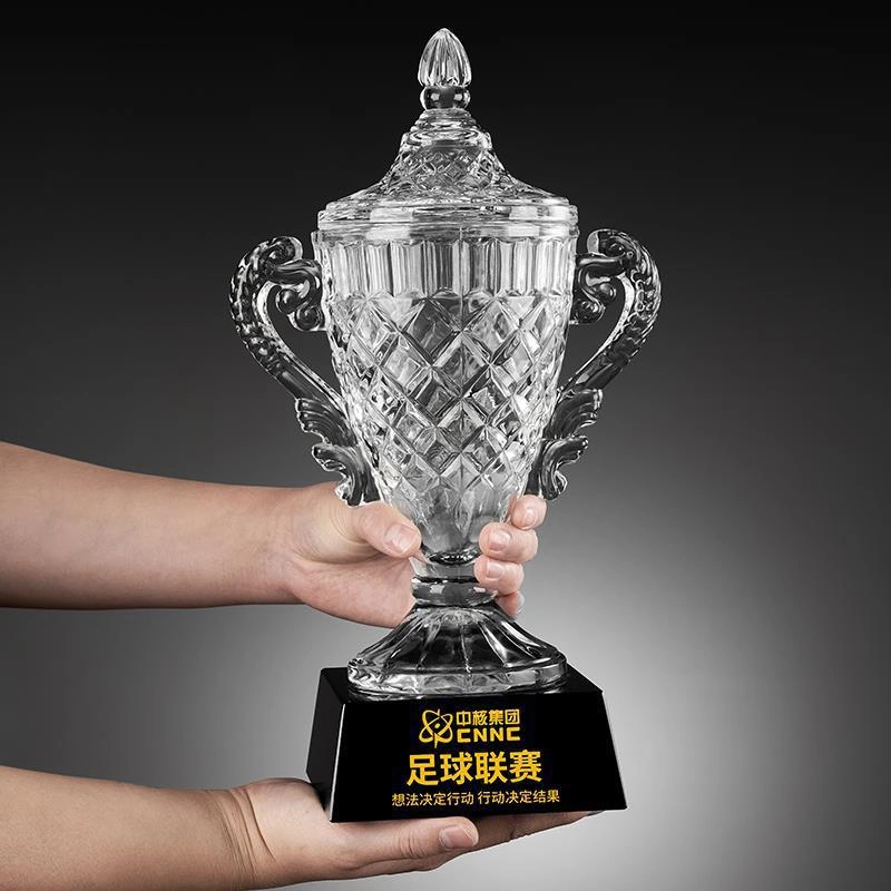 Chinese Manufacturer Free Design Custom Wholesale/Supplier Enterprise Anniversary Souvenir Event Award Prize High-Grade Crystal Trophy