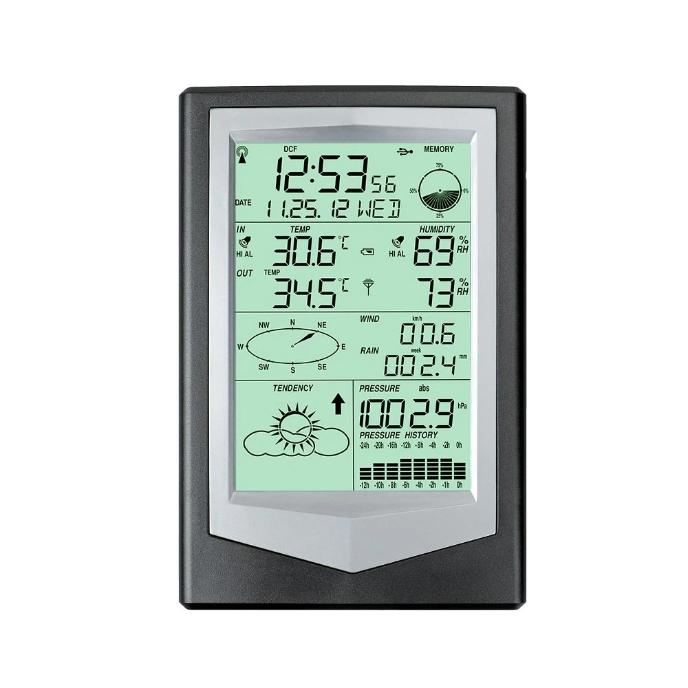 Wmc1040 Environmental Monitoring System Portable Small Automatic Weather Station