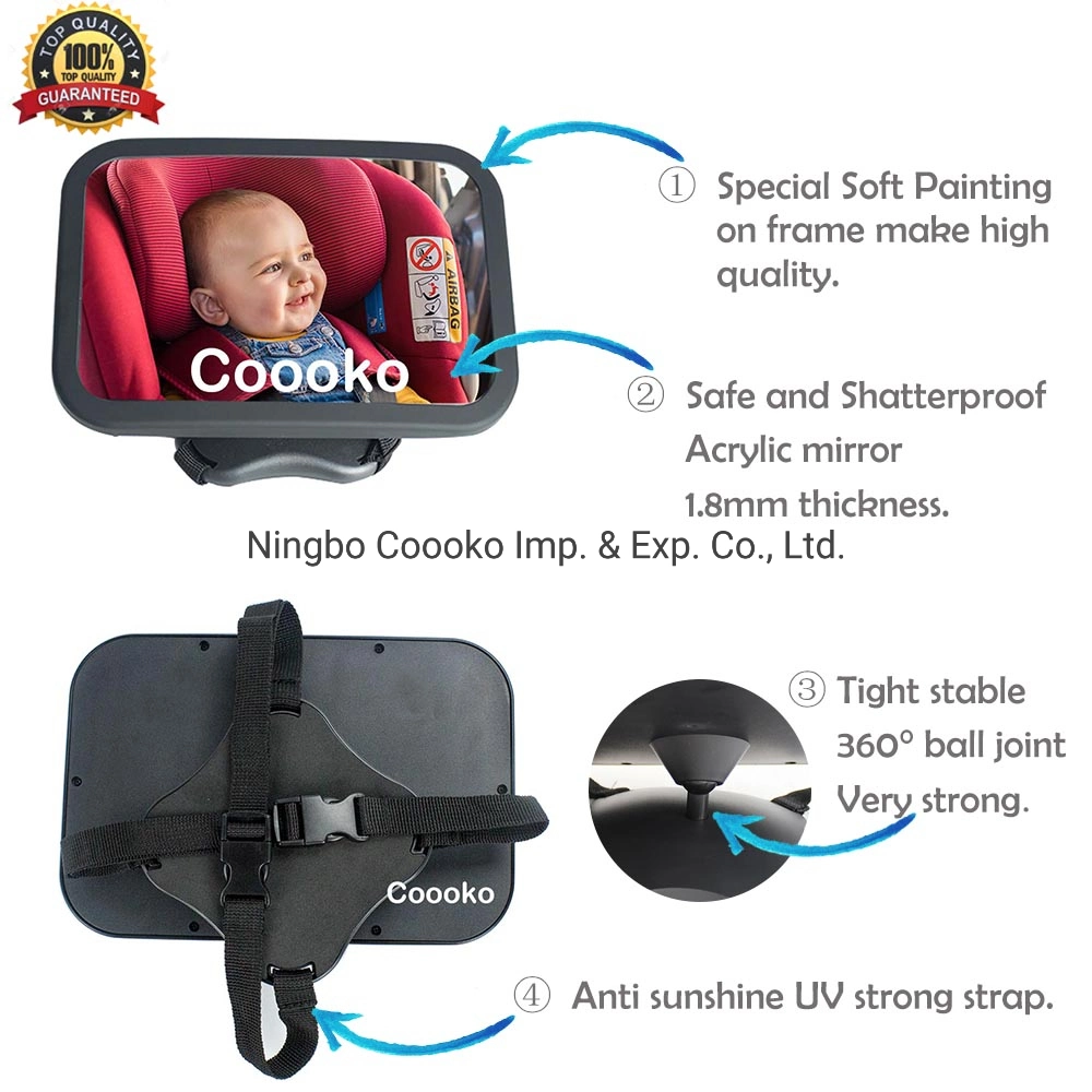 Shatter Proof Acrylic Baby Mirror for Car