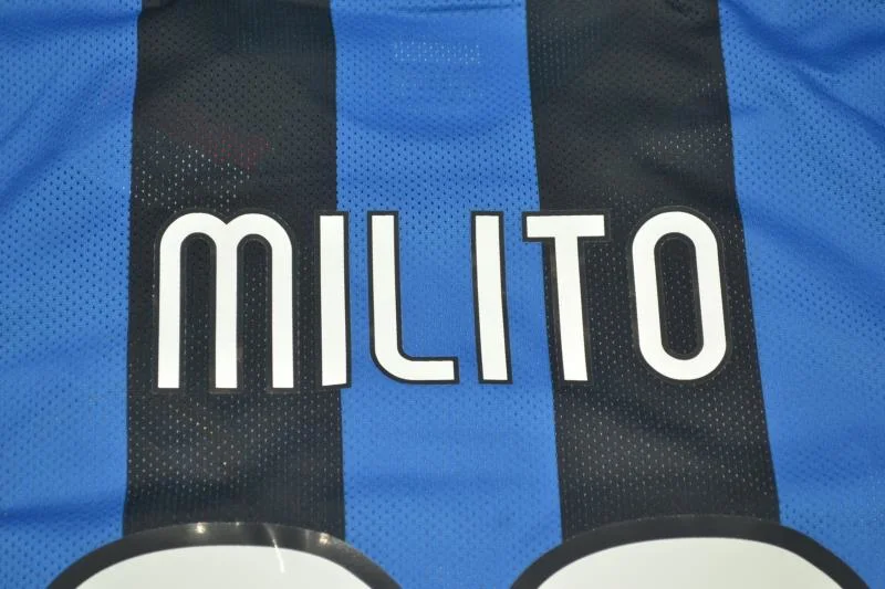 Camisola de futebol Inter 21/22 Blue Home Jersey para tacos