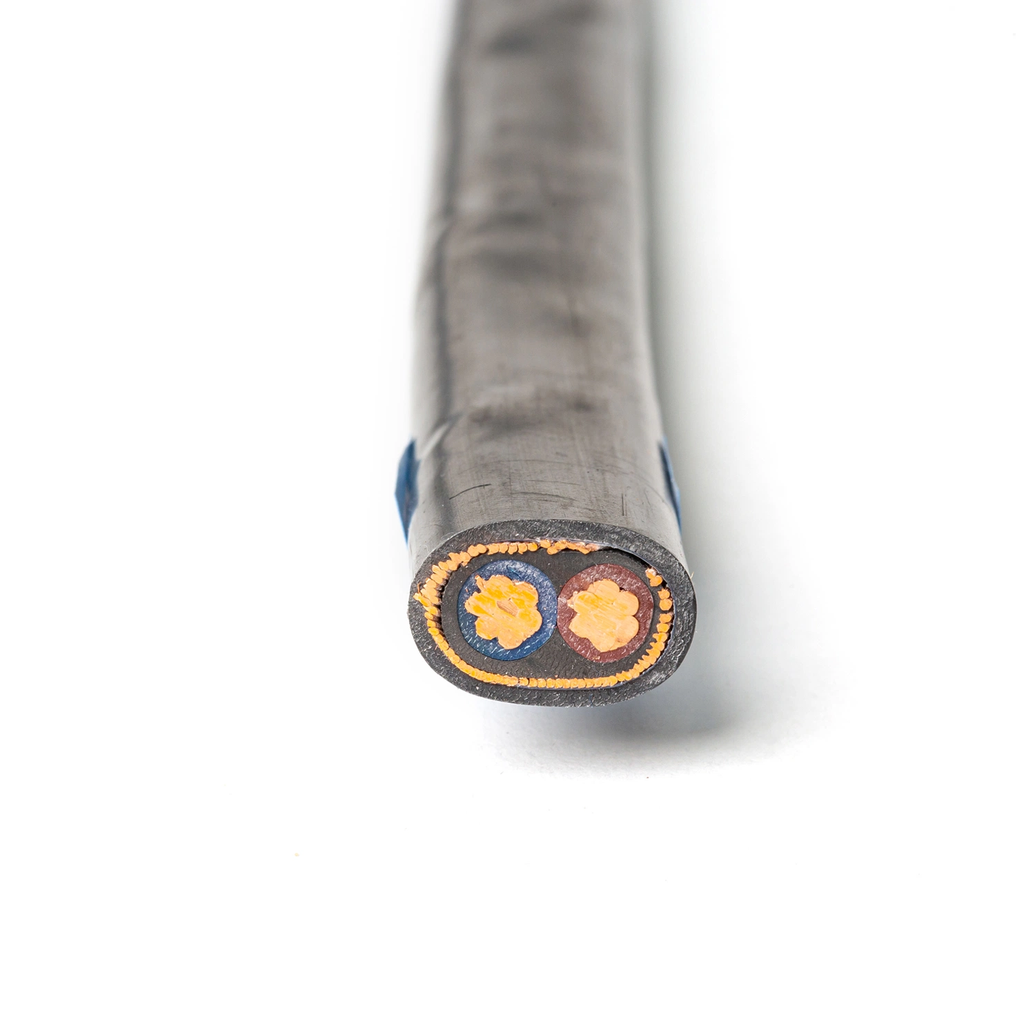 0.6/1kv 2X8 AWG XLPE/PVC Power Cable Aluminum Concentric Neutral Concentric Cable