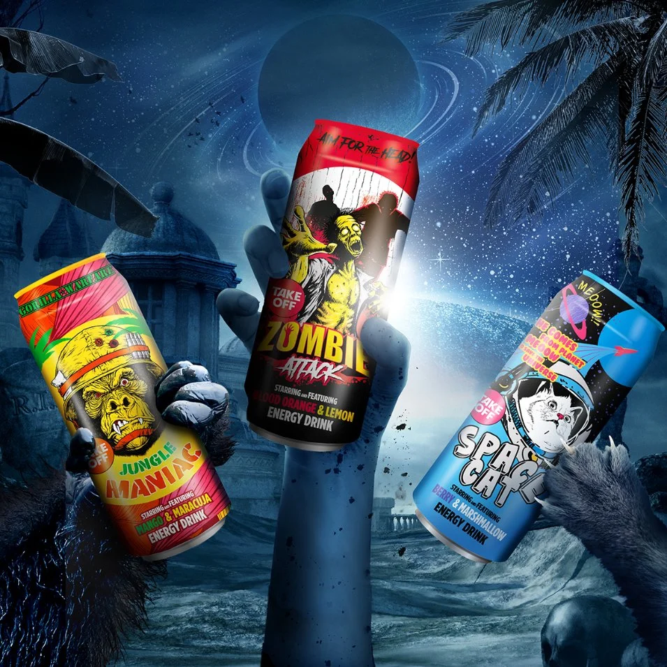 El logotipo de etiqueta privada precio mayorista de productos personalizados Energy Drink bebida enlatada la vitamina a empresas de fabricación