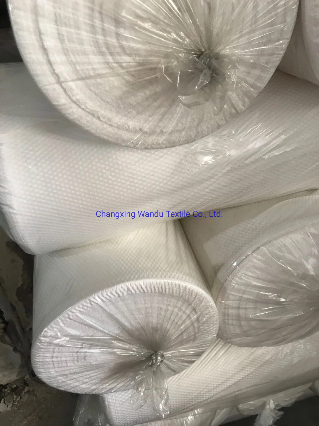 Gewebe China, das in Länder in The Middle East, gebleichtes Bedsheet Vier-Stück Hotel exportiert wird, gibt Polyester-Gewebe Changxing Wandu Gewebe 100% an