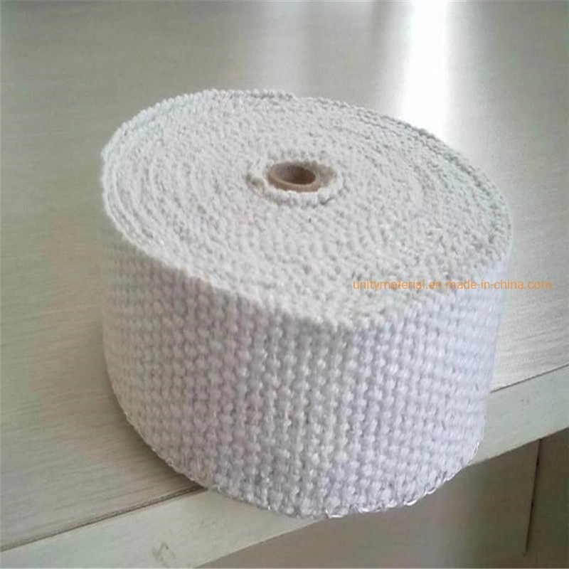 2mm 3mm 4mm Thick Industrial Oven 1000c Steam Pipe Thermal Insulation Ceramic Fiber Tape for Furnace Oven Kiln Fire Door Sealing with Mineral Fibre Wool