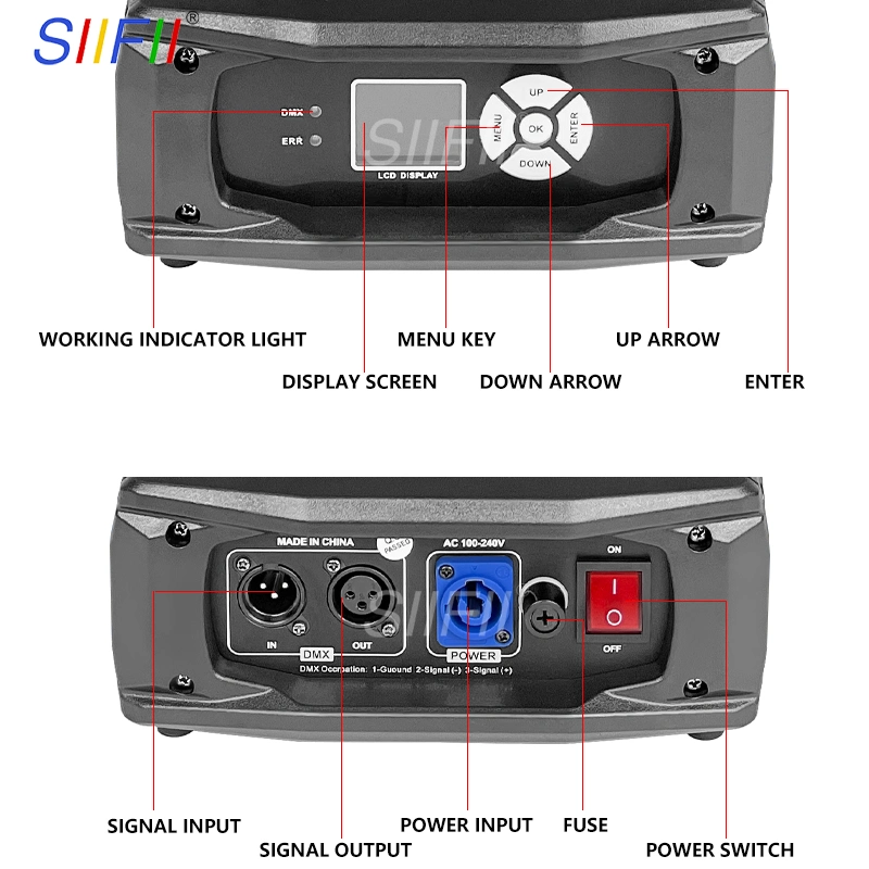 Günstige 260W Moving Head Beam Light für Hochzeitskonzert Licht