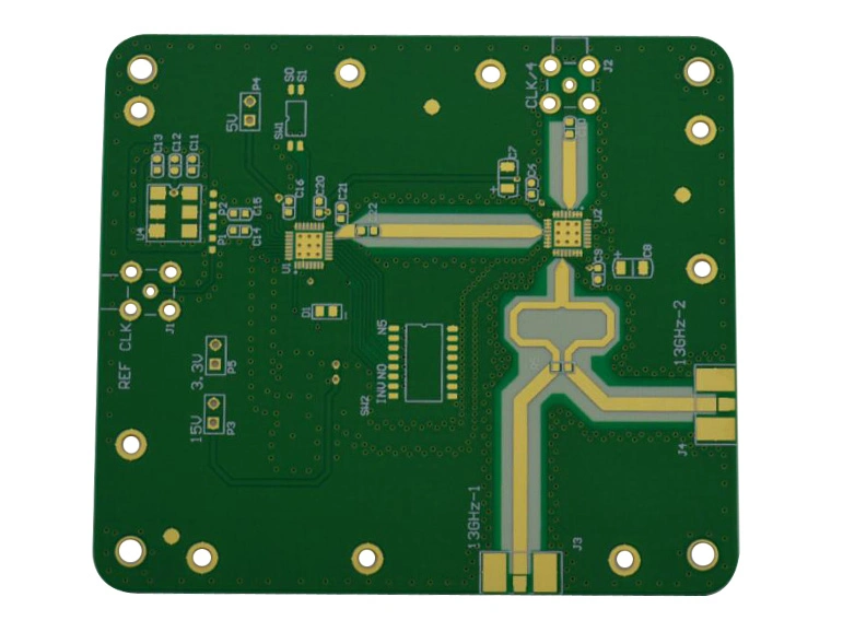 EMS Contrat de service clés en main des BPC La fabrication de carte de circuit imprimé d'or d'immersion