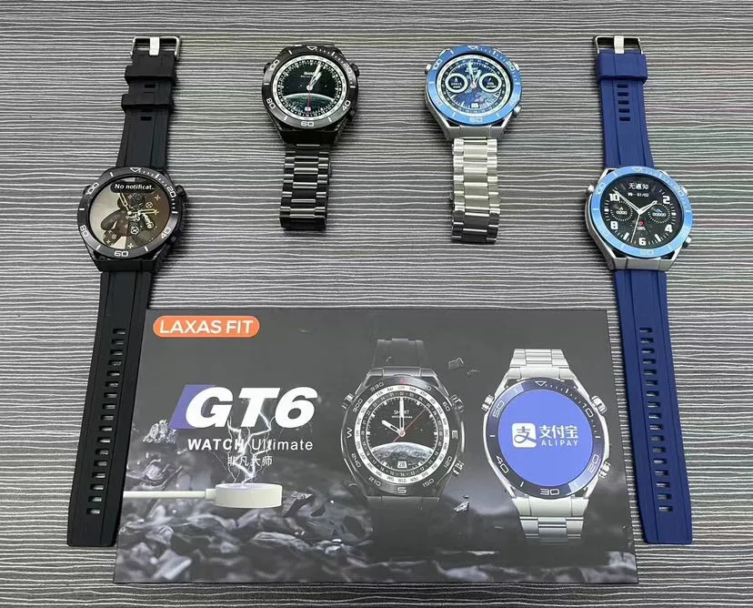 GT6 Neue SIM-Karte 4G Smart Watch WiFi GPS-Tracker Android 8,1 Karten Call Camera Nhj08 Sport Smartwatch