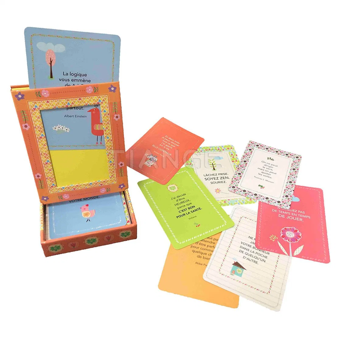 Manufacturer Custom Logo Printing New Mama&prime; S Daily Affirmation Cards Deck for Women