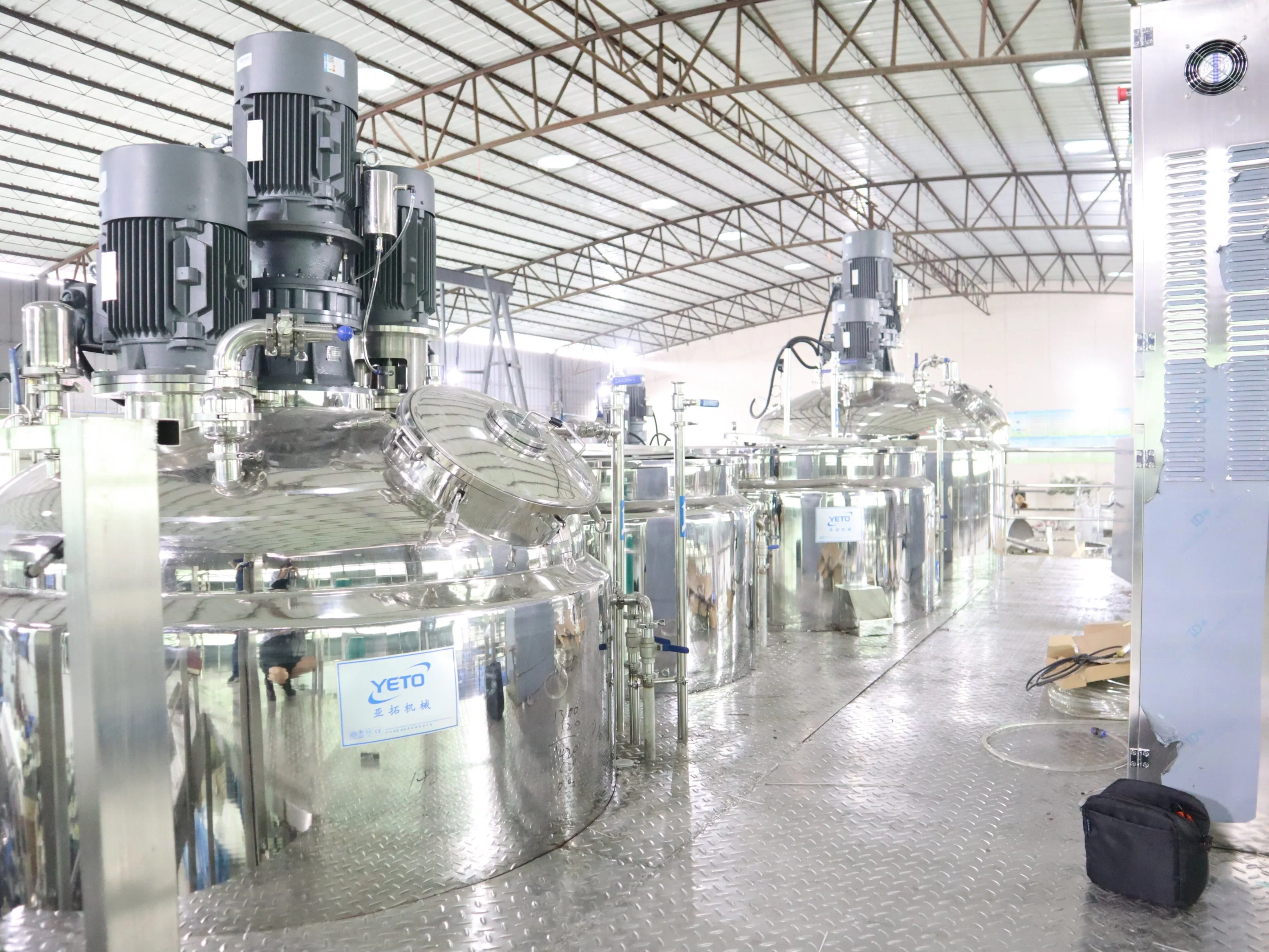 Cosmetics Manufacturing Plant Whitening Cream Emulsifier Moisturizer Lotion Vacuum Mixing Machine for Cosmetic Industries