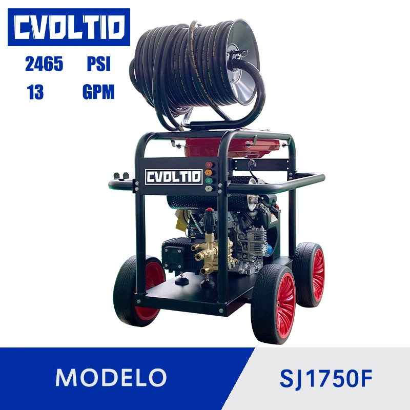 Equipo de limpieza 20HP 2400psi 13.2gpm Máquina de chorro de alcantarillado industrial diésel en stock