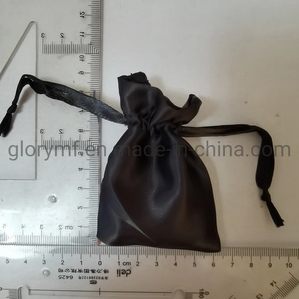 Black Velvet Drawstring Bag Cloth Bag Natural Cotton Drawstring Promotion Draw String Cotton Dice Bag Velvet Cosmetic Bag