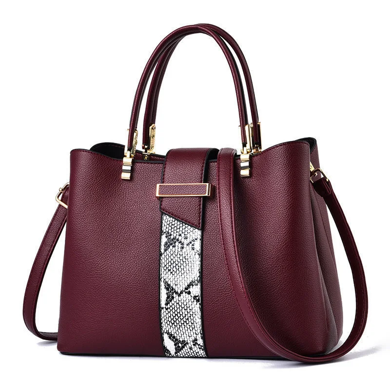 Women Fashion Handbags Designer Shoulder Bags Ladies Print Top Handle Bags PU Leather Tote Crossbody Bags