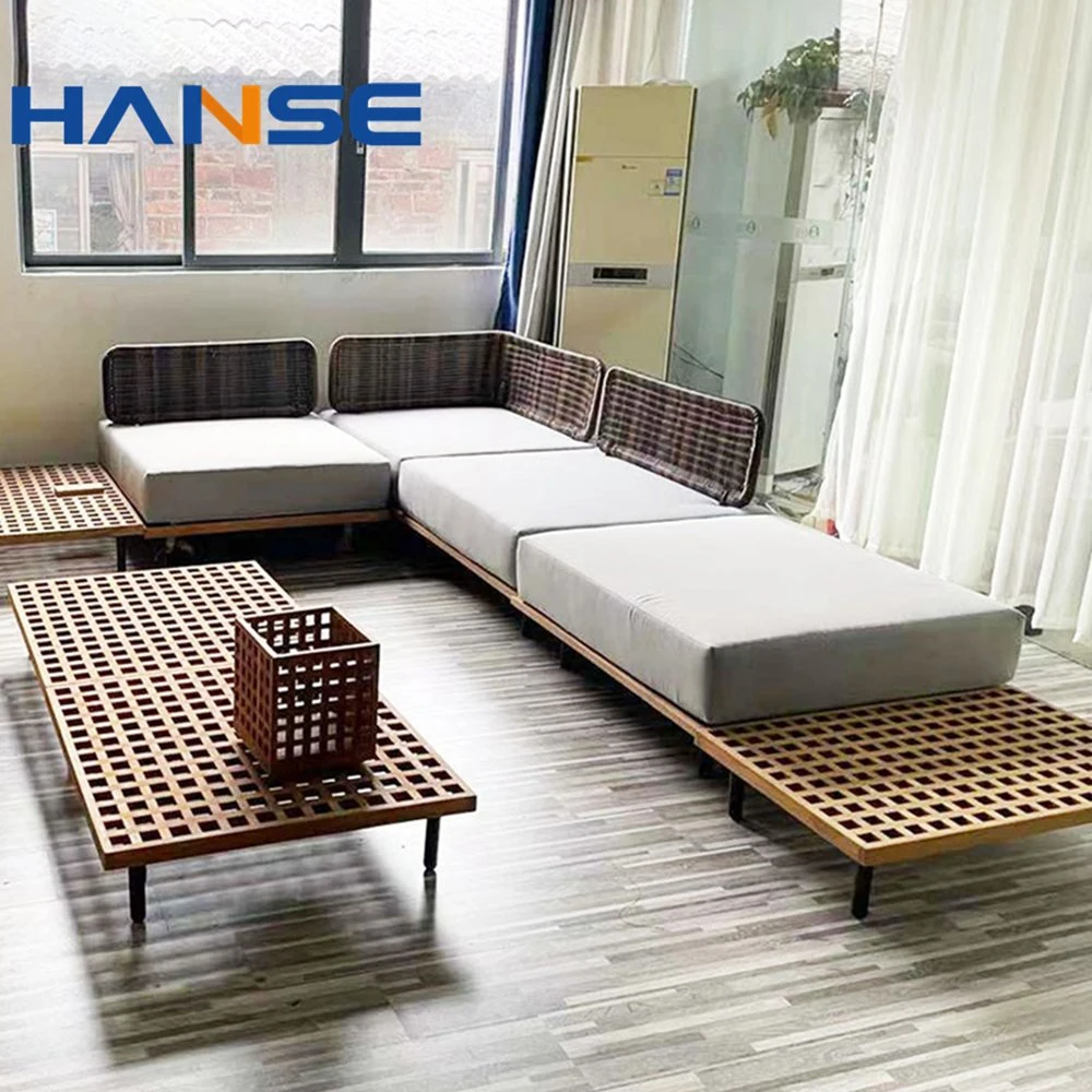 Foshan China Moda Prince Ocio Hote Beach Lounge silla Classics Sofá de cuerda Jardín Set exterior de patio hecho a mano Muebles