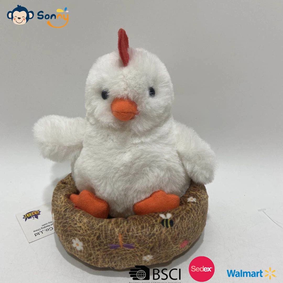 15 cm New Hen-House et Chick W/ aimant un jouet en peluche pour tous les âges pour Family Fun &amp; décoration maison