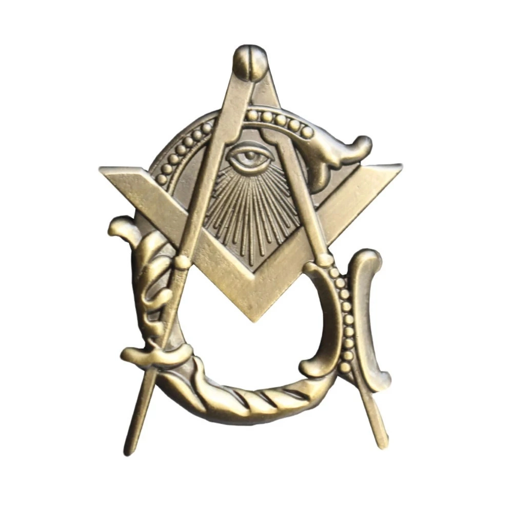 Wholesale/Supplier Custom Metal Souvenir Gift Freemason Lapel Pin Masonic Badge