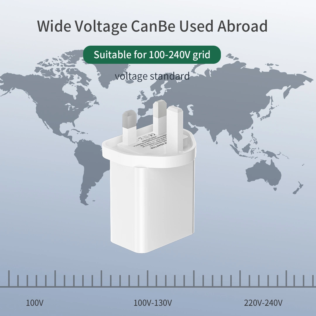 Reino Unido 3pin Enchufe el adaptador de cargador USB cargador de pared USB 12W para el teléfono celular