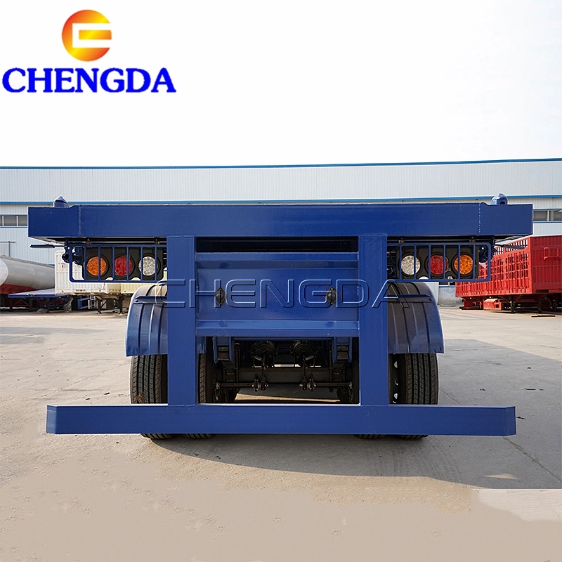 Shandong Chengda 3 Axle Flatbed Gooseneck Trailers for Sale