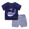 Ensembles de vêtements pour enfants d'été 2023 pour garçons en bas âge 2PCS T-shirt Vêtements pour enfants