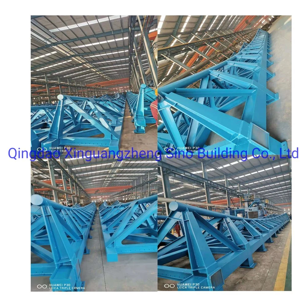 Heavy Duty Low Carbon Metal Material Construction Steel Structure Bridge