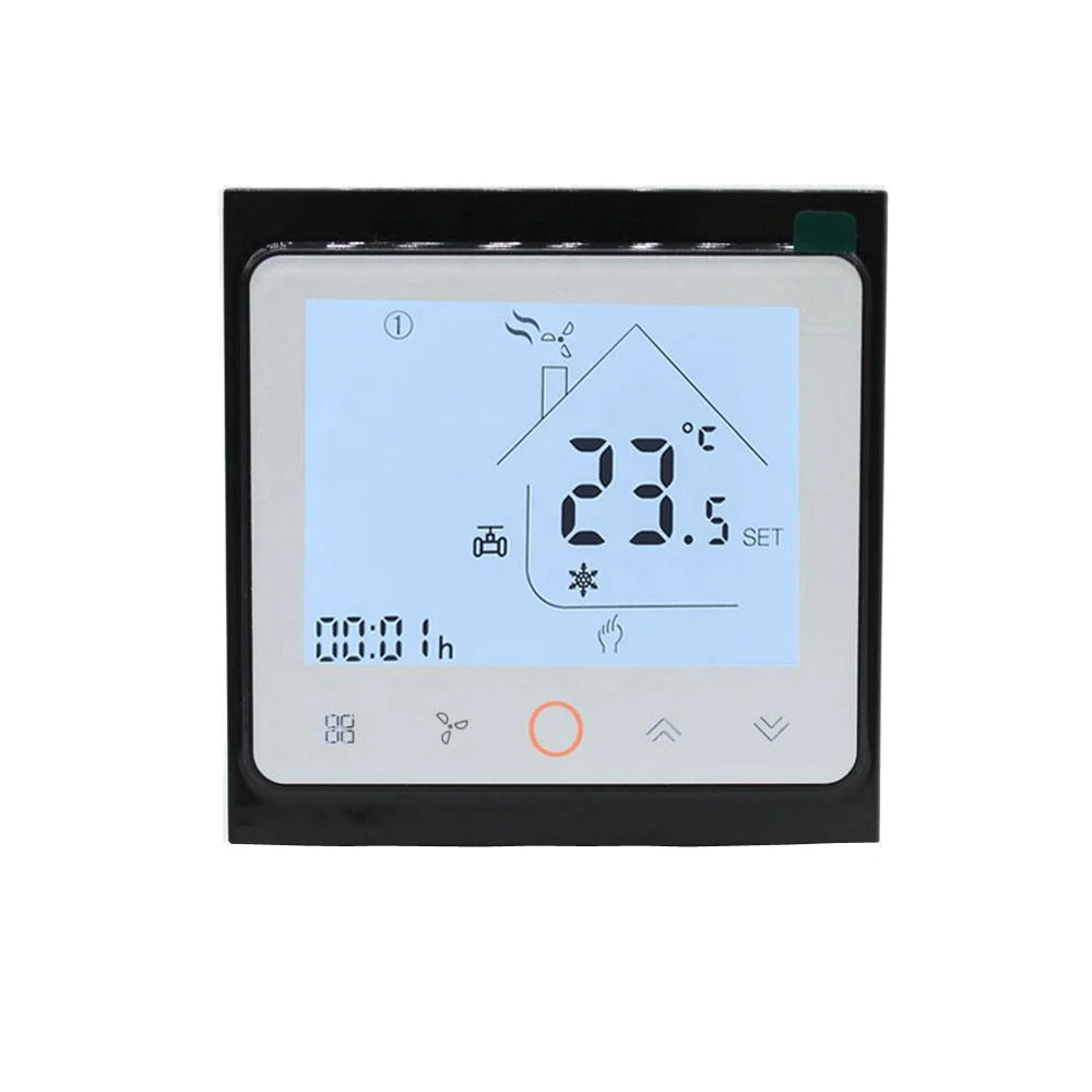 Thermostat de bobine de ventilateur intelligent HTW-FT03 écran LCD température de la salle Modbus Contrôleur