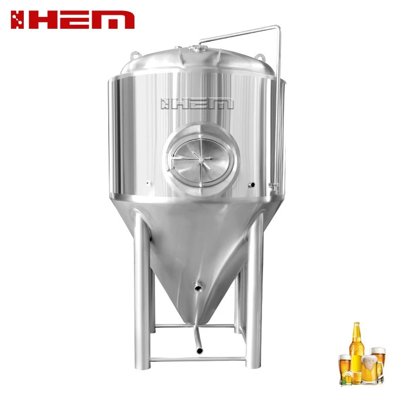 1500L Gärtank Cool Jacket Bierfermenter Polnische Brauereiausrüstung Fermentierender Schlüsselfertiger Betrieb