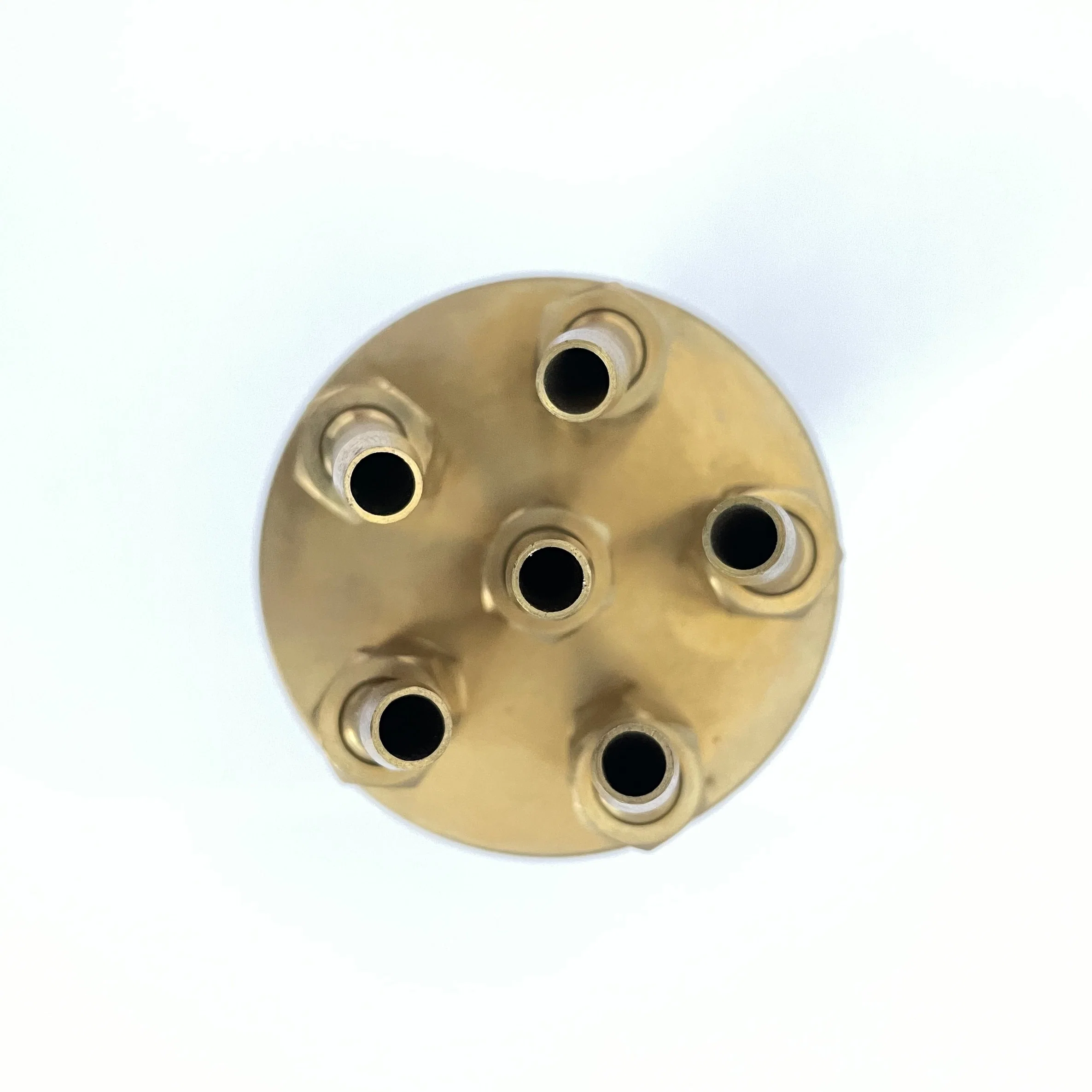 New High Quality Brass Water Jet Fountain Nozzle 2 Tier Center Straight Style 1.0" DN25 Garden Pond