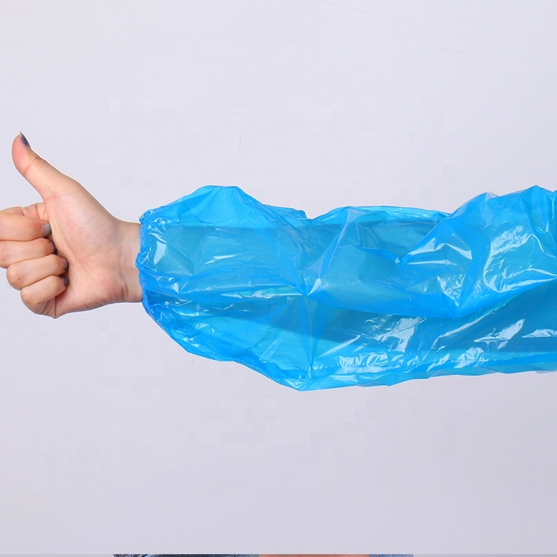 Lightweight Waterproof Elastic Band Long Disposable PE Over Sleeves