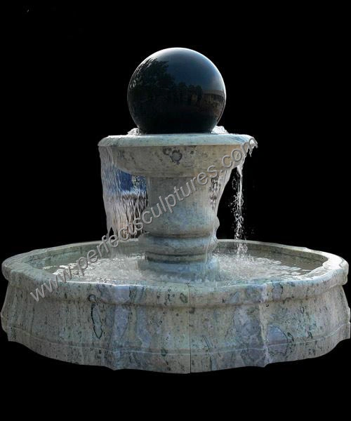 Garden Stone Marble Granite Floating Ball Water Fountain for Fengshui (SF-B099)