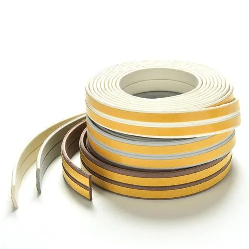 Rubber Products D Shape Self Adhesive Backed Foam Seal Strip