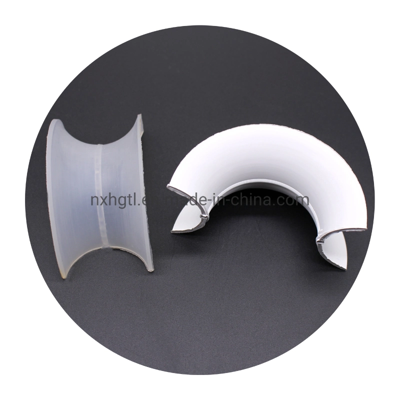 PP PE CPVC PVDF Rpp Regeneration Towers Plastic Intalox Saddle Ring