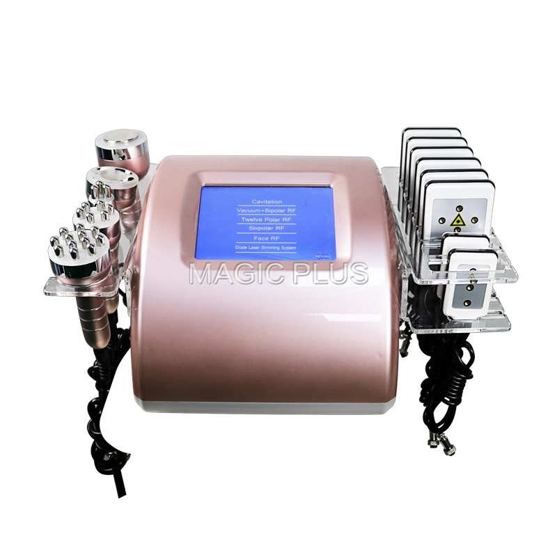 6 in 1 Vacuum Cavitation Bipolar 3 Manipulation with Radiofrequency Laser Pads