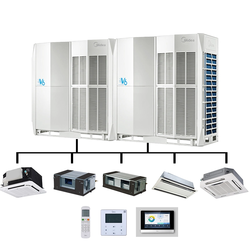 Midea 36HP de alta Eer inversor del sistema de aire acondicionado central comercial Vrf HVAC AC