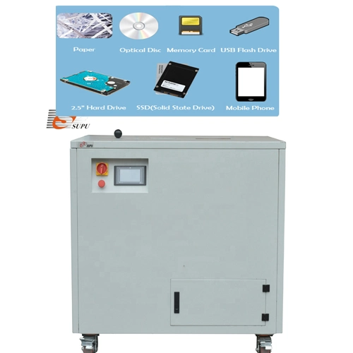 Supu Cross Cut Data Destruction Device for E-Waste Recycling