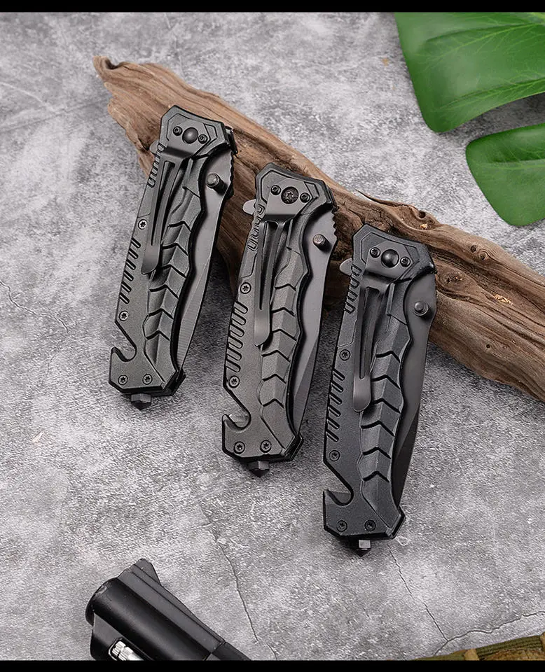 Blank Blades Outdoor Camping Survival Tactical Utility Hunting Mini Folding Pocket Knife