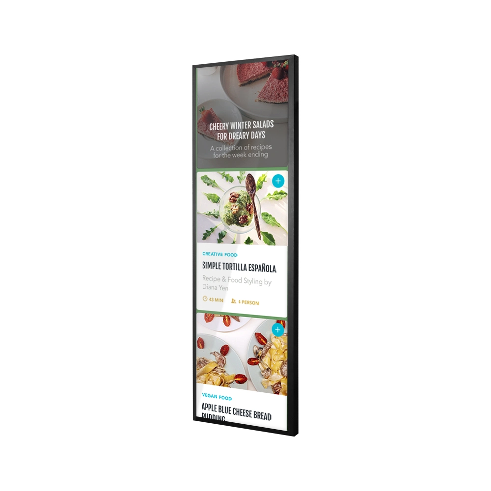 86" LCD Digital Signage Restricted Spaces Android Media Player Display