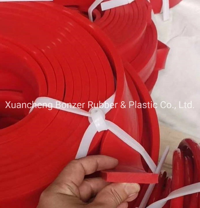 Fire Resistance Red Transparent Solid Silicone Rubber Sheet