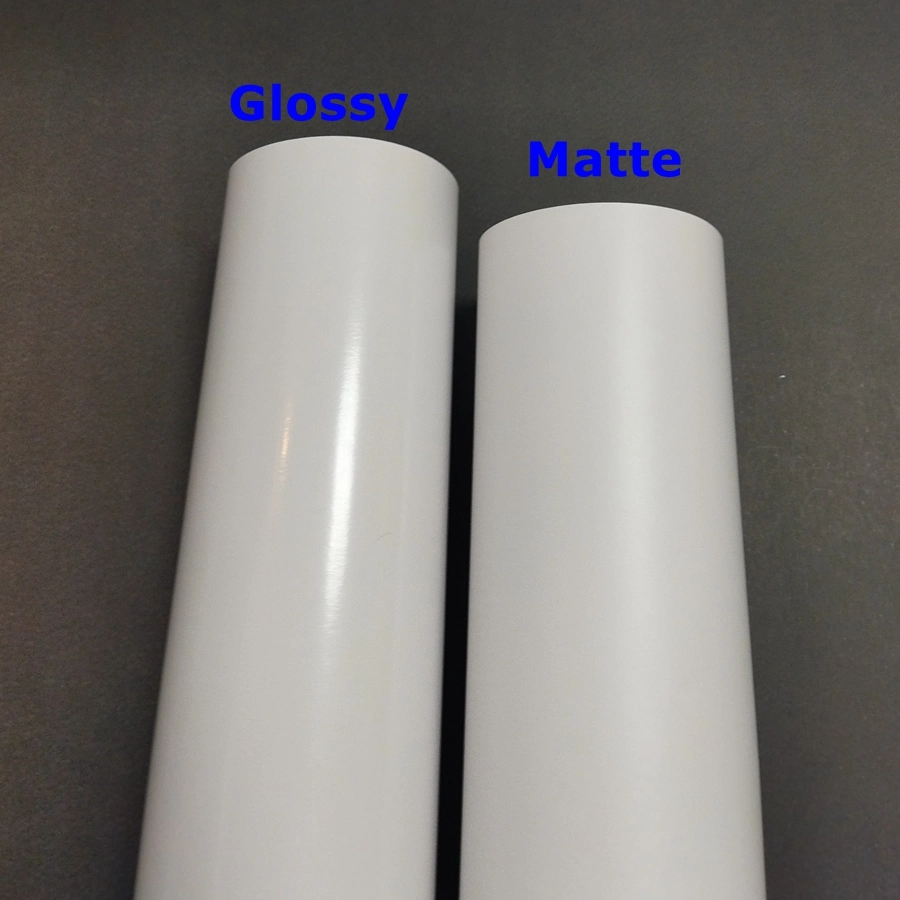 100mic Monomeric White Glossy PVC Vinyl Solvent Printable Self Adhesive Vinyl