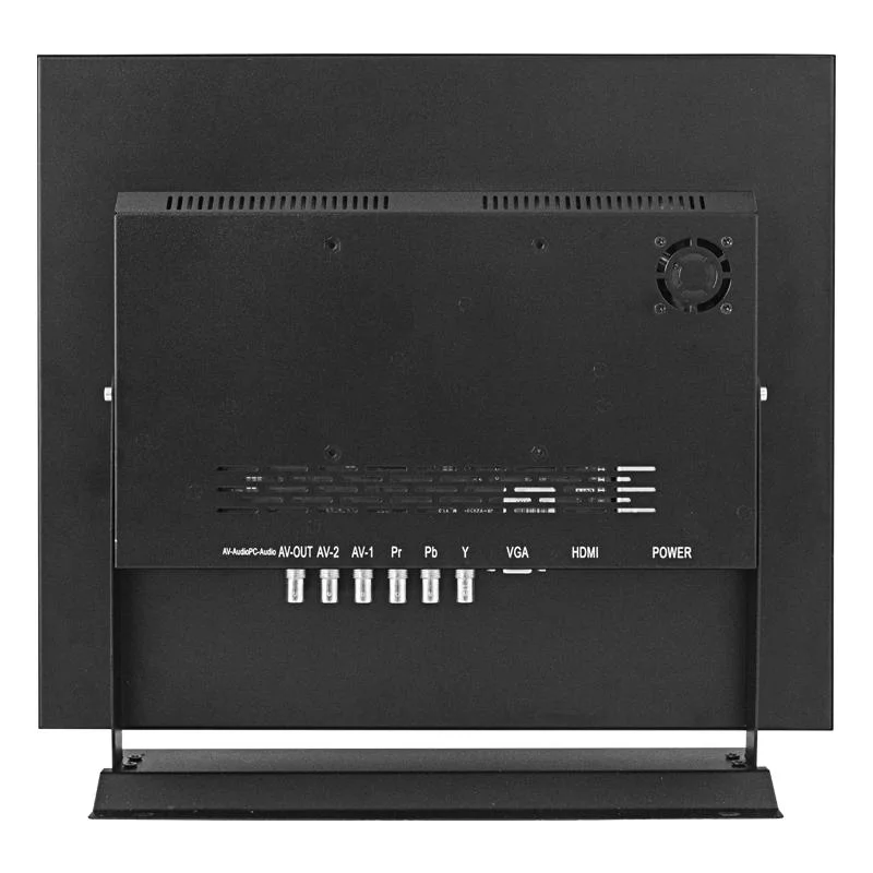 Monitores LCD 10 pulgadas carcasa metálica Cámara de vigilancia marco industrial Soporte del soporte conector AV CCTV Monitor de estudio