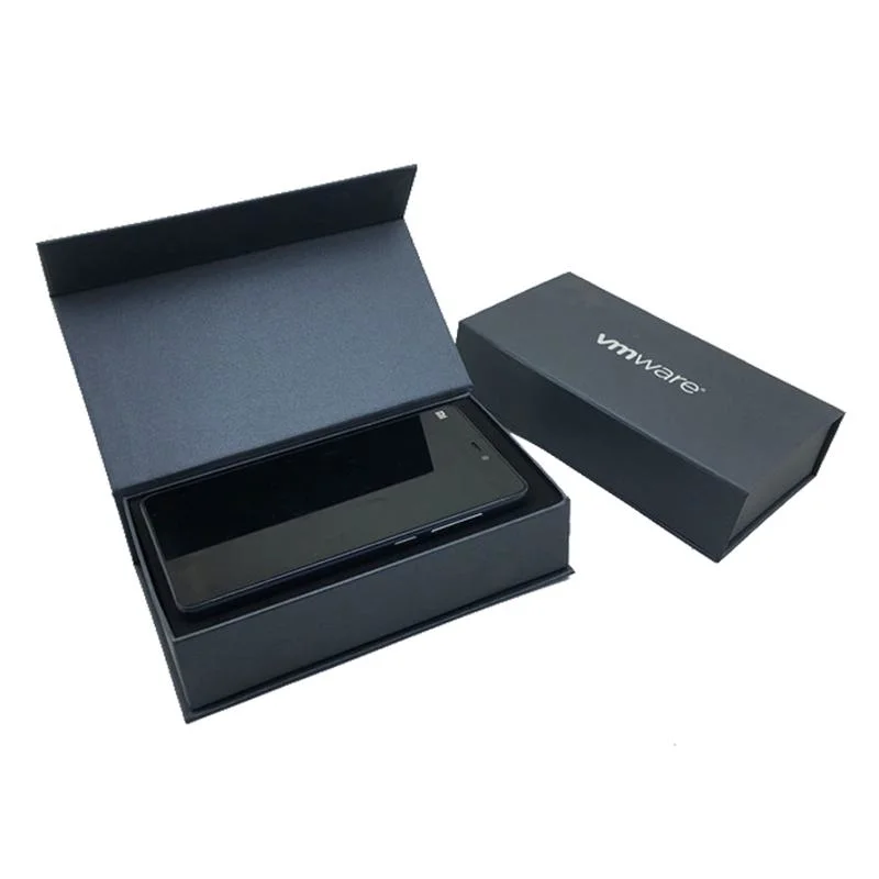 Black High-Grade Book-Shaped Box Flip Box Cell Phone Packaging Applicable Apple Cell Phone Packaging Box Customized