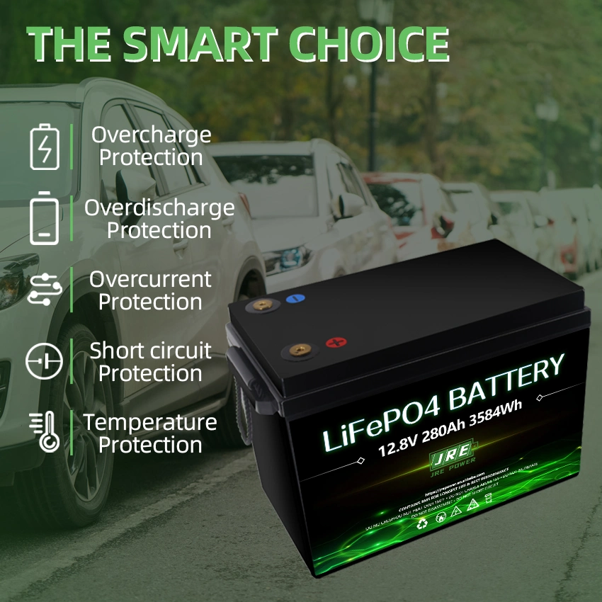 Lithium Ion Battery Pack 12V 280ah for RV Marine Boat LiFePO4 Lithium Battery