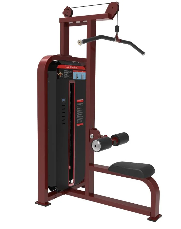 Quality Gym Equipment Selectorized Pin Loaded Lat Pulldown Machine