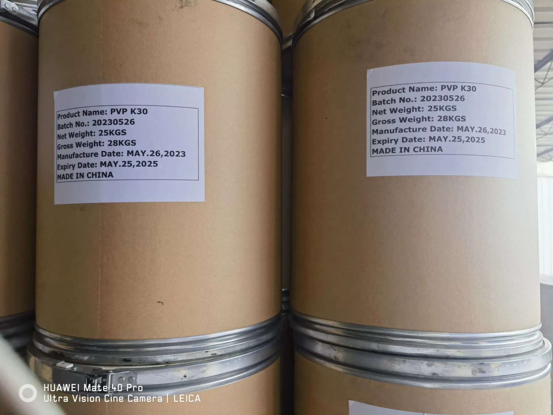 Sinobio Polyvinyl Pyrrolidone USP Grade CAS No 9003-39-8 Pvp K30 K60 K90 Polyvinylpyrrolidone